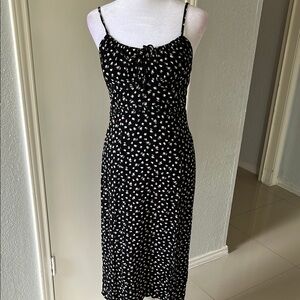 Black Floral Women's Dress